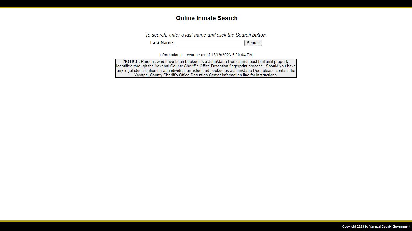 YCSO Inmate Search - yavapaiaz.gov
